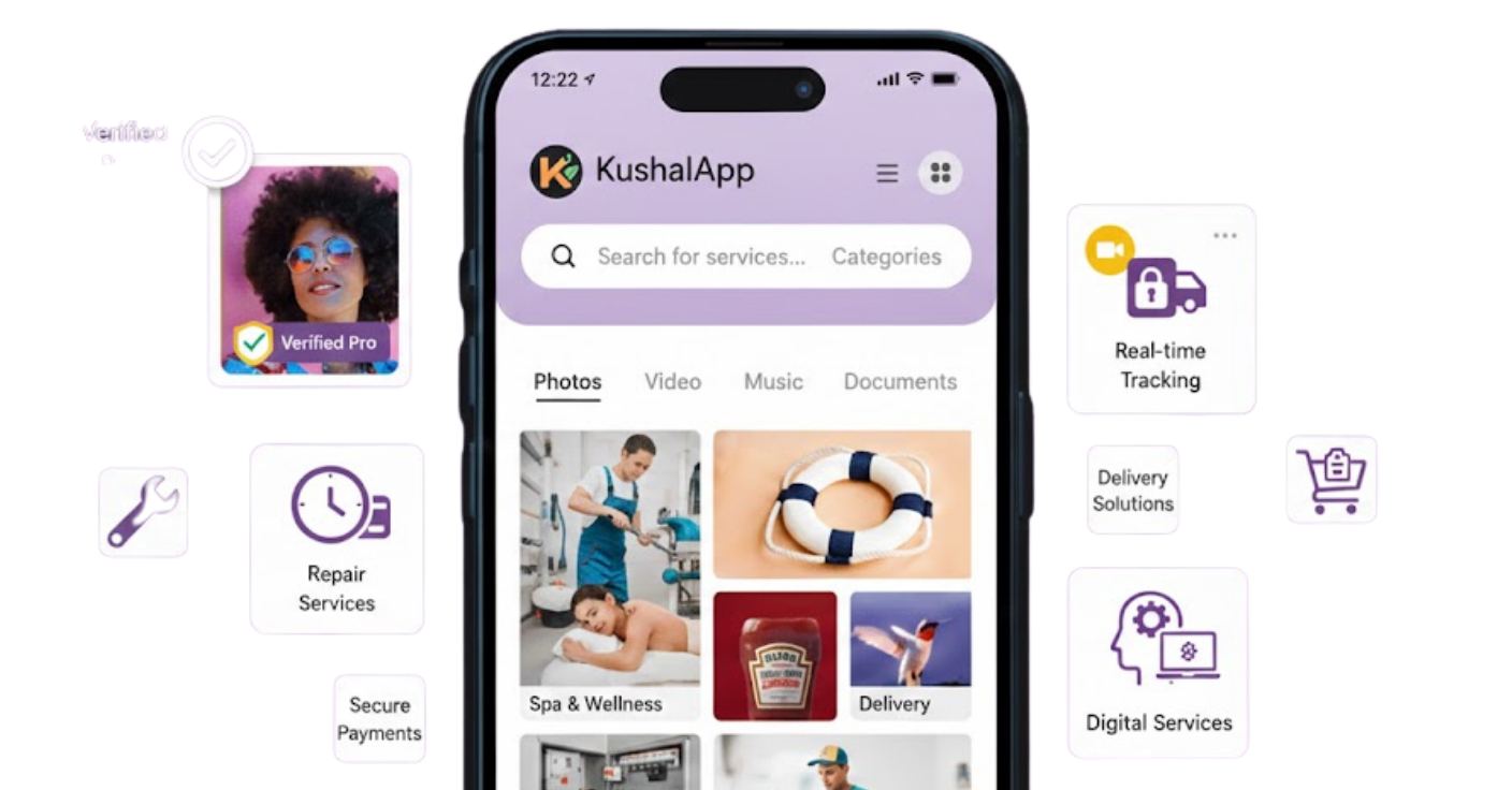 KushalApp Service Marketplace App